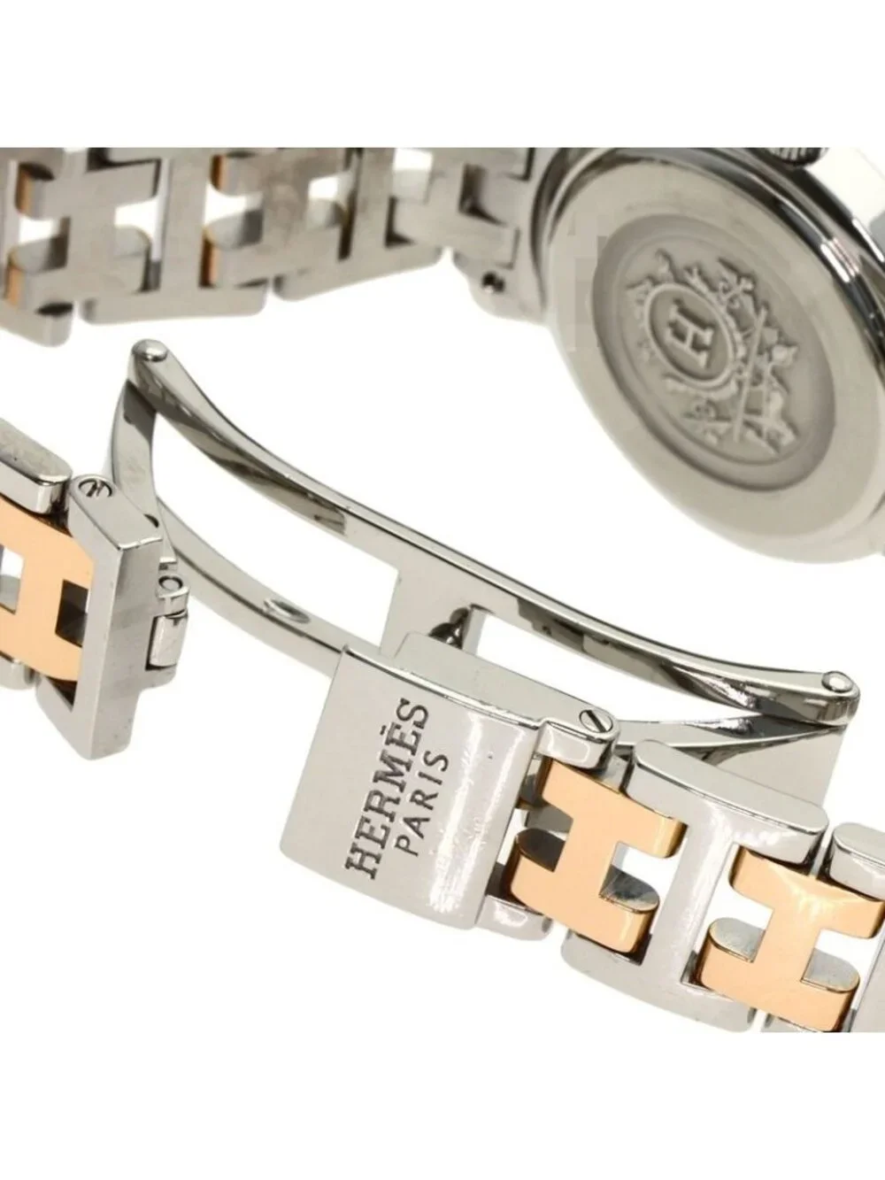 Hermes Clipper New Buckle Watch SS Ssxpgp - Picture 8 of 15